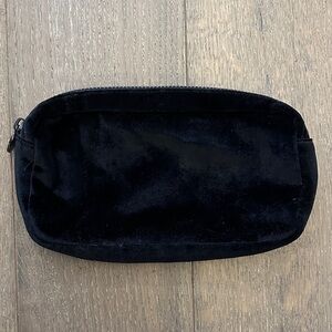 Stoney Clover Lane Noir Velvet Small Pouch